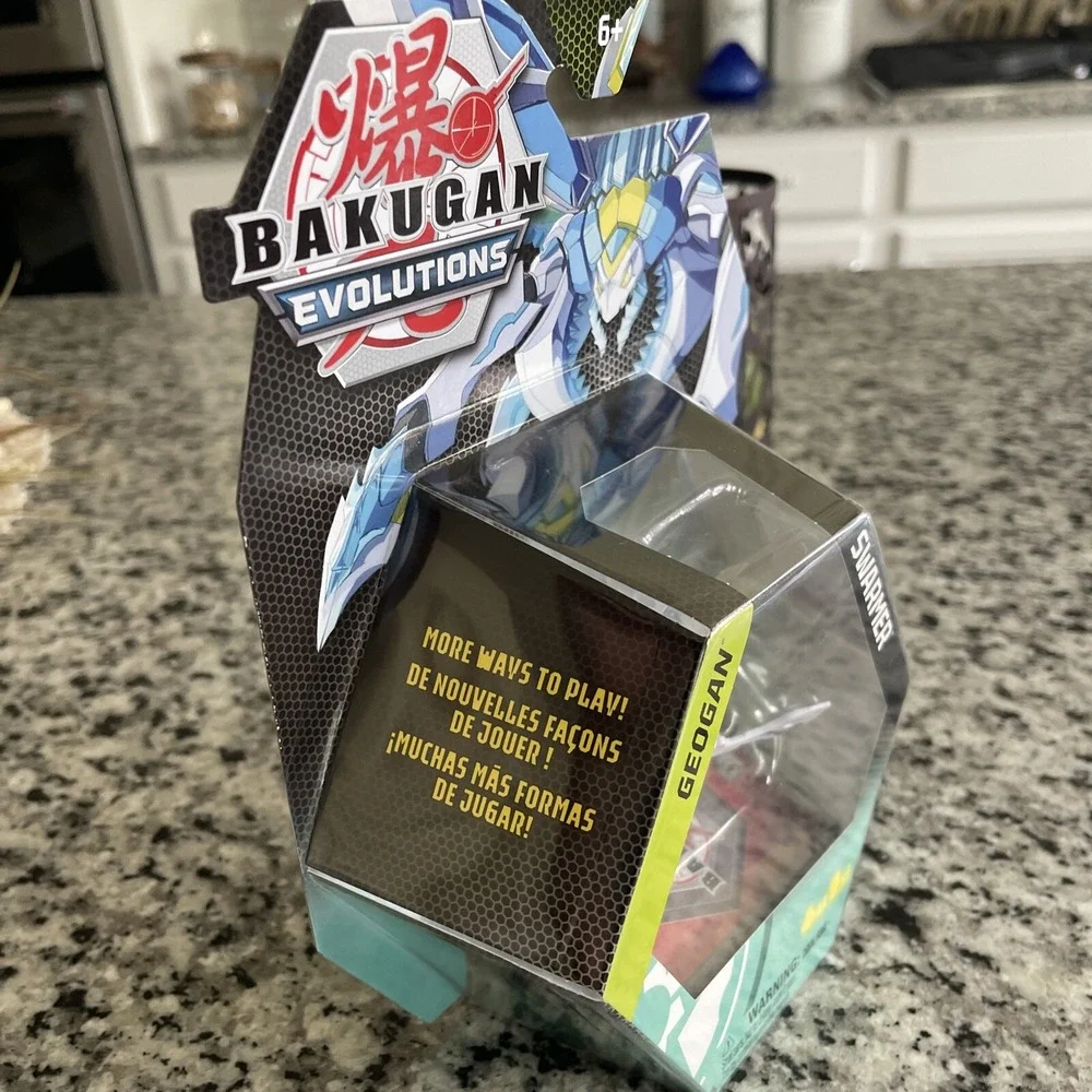 Bakugan Evolutions Geogan Swarmer White Green New #011‎